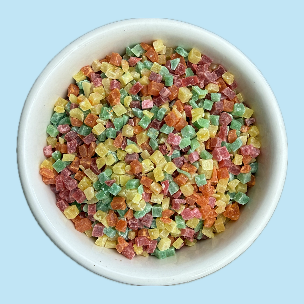 Papaya 4 Color Mixed Dice