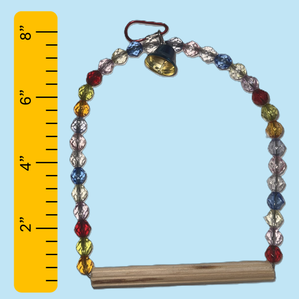 Bird Toy (Small) Beaded Swing